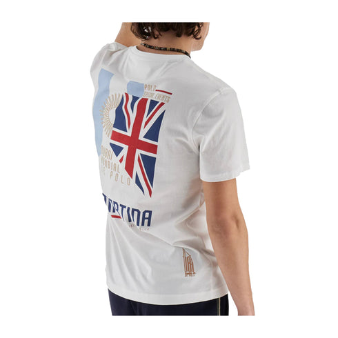 La Martina T-shirt T-shirt Uomo con maxi stampa bandiere S P25 - LA MARTINAMAR601JS388 - 00001 - S - Francavilla Moda